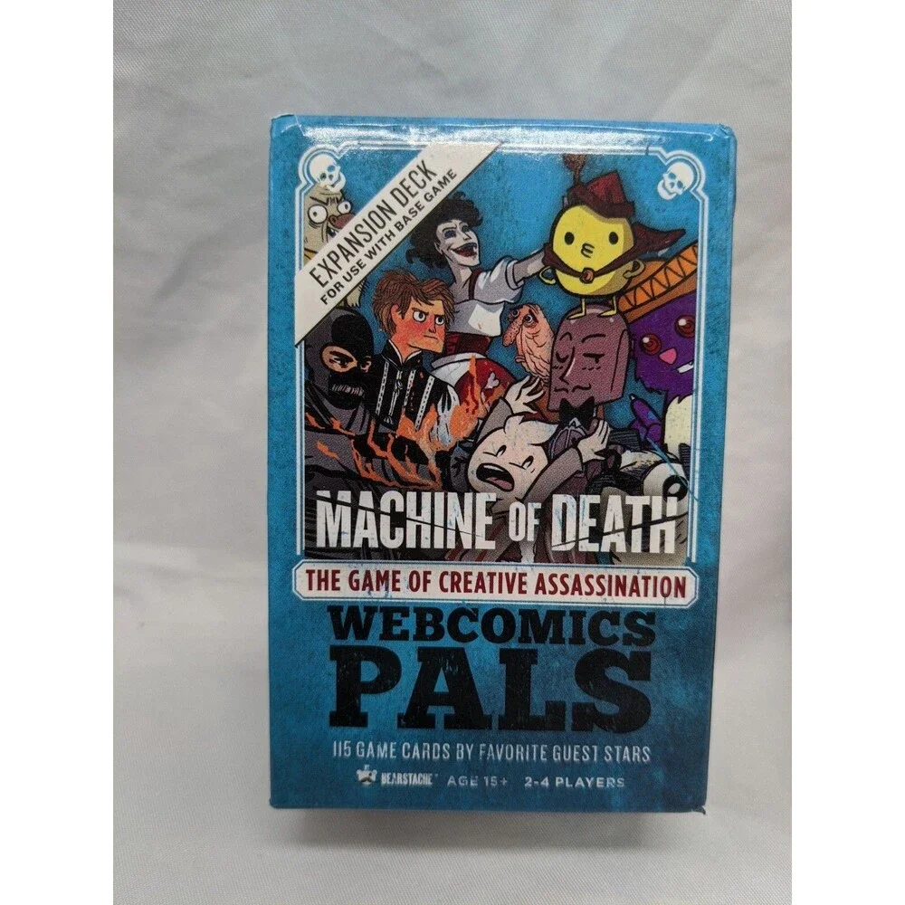 Lot Of (2) Machine Of Death Expansion Decks Webcomics Pals And Chums